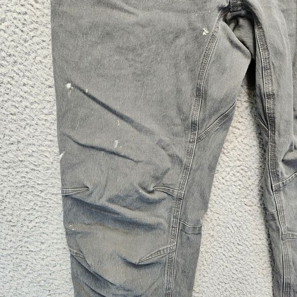 Off Grid Trail Blazer Pants Mens 32x32 Black Canvas Taper Fit - Picture 4 of 15